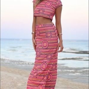 SABO SKIRT Pink Neon Constellation Set